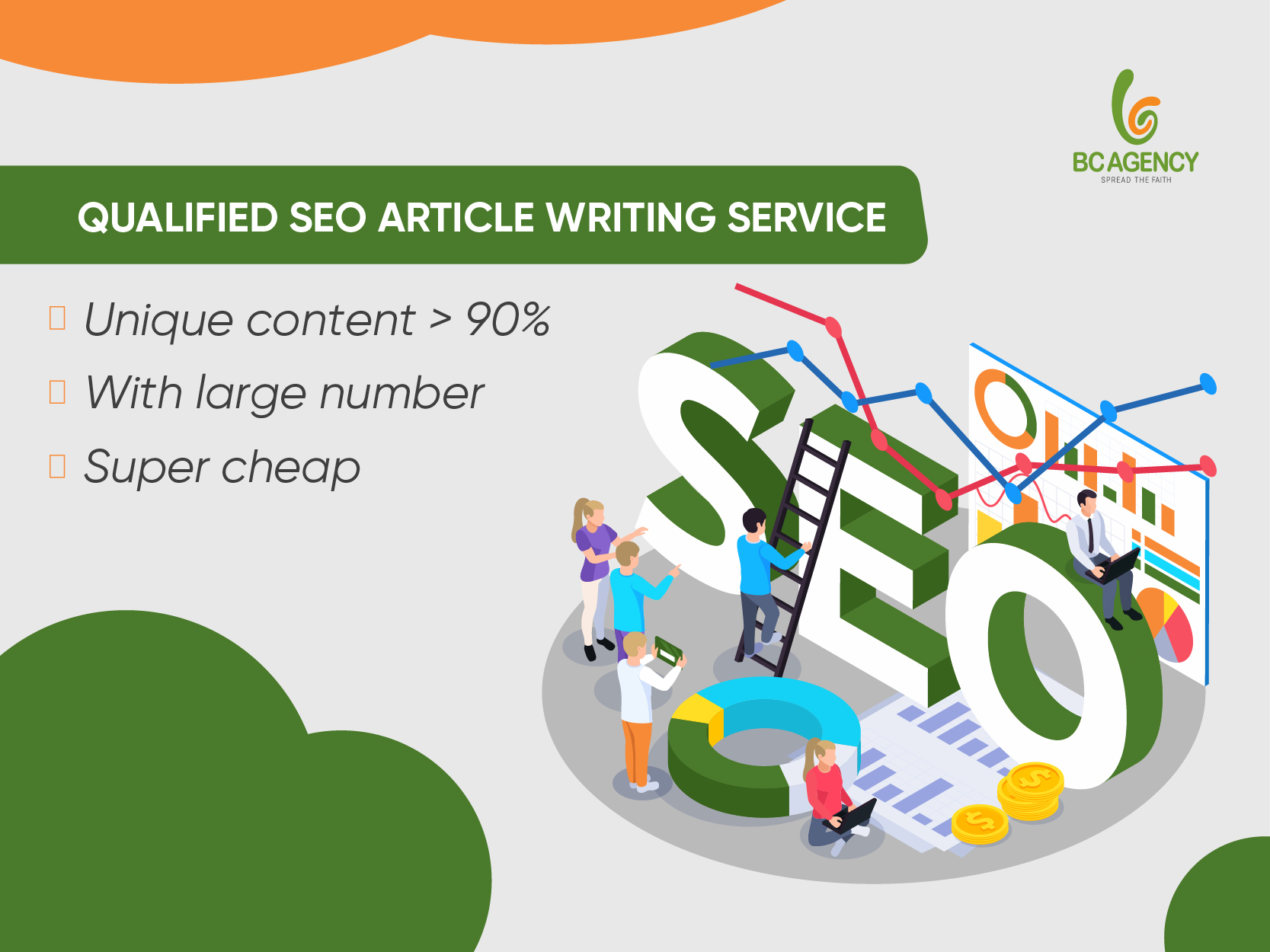 Get cheap, unique SEO writing articles over 90%