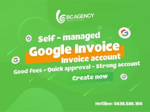 Renting a Google Invoice ad account for self-management